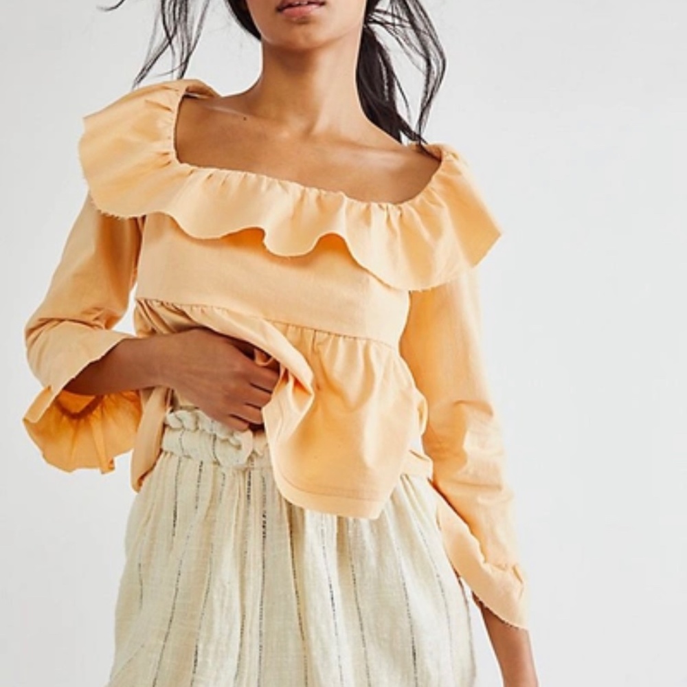 Free People Tulla Babydoll Blouse